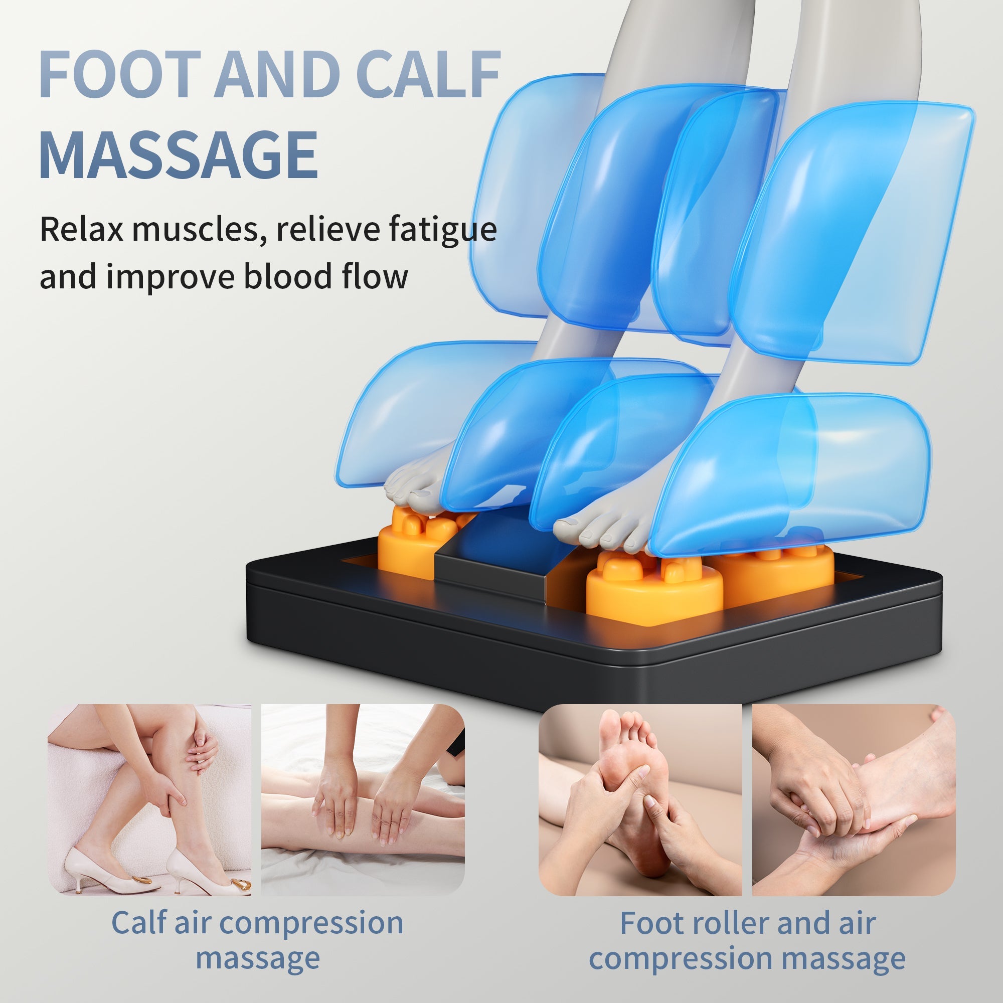 Black Full Body Massage Chair with Zero Gravity Recline, Foot Massage, Bluetooth & Touch Screen