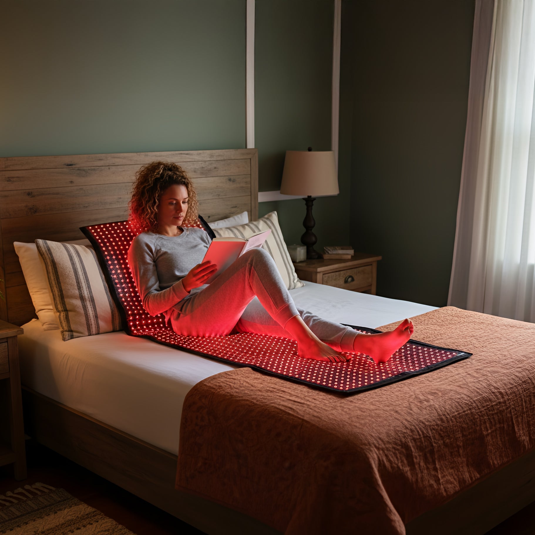 EnergyLounger Full-Body Red & Infrared Light Blanket with Travel Carry Case